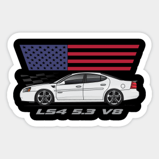 LS4 white Sticker